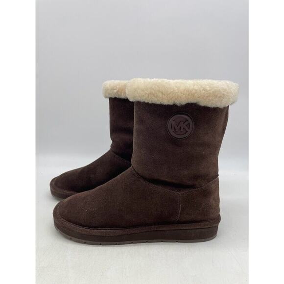 Michael Kors Women's Winter Mid Boot Round Toe Suede Boots Size 8M - Picture 5 of 12